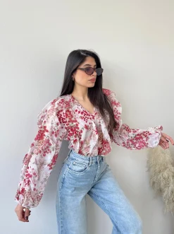 Blusa Love rossa